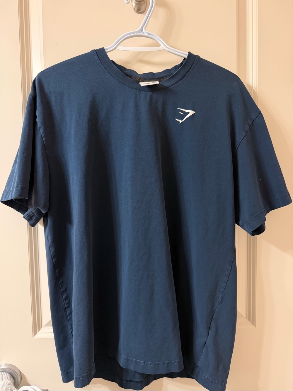 GYMSHARK Essential Oversized Shirt Navy